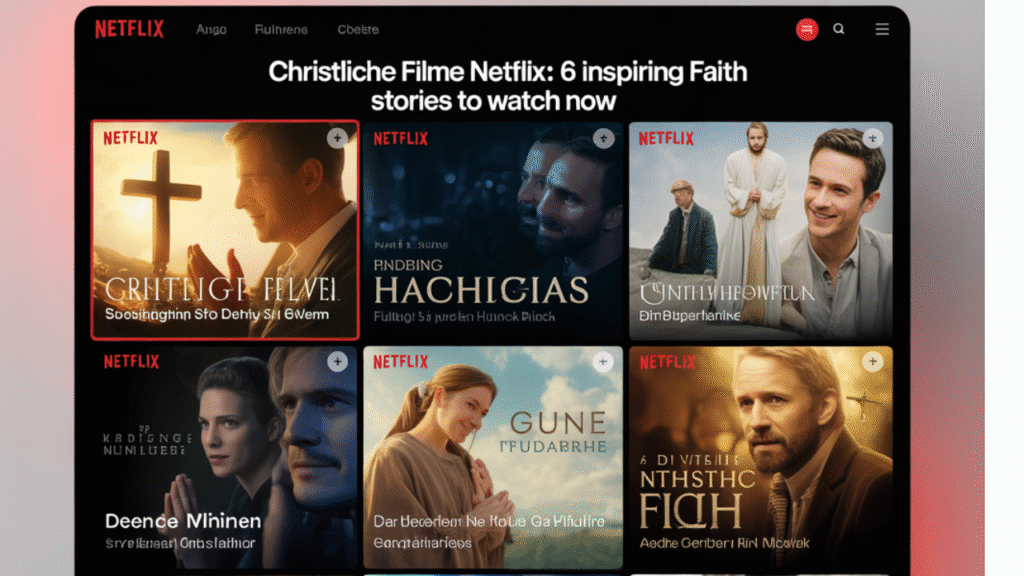 Current image: Christliche Filme Netflix: 6 Inspiring Faith Stories to Watch Now