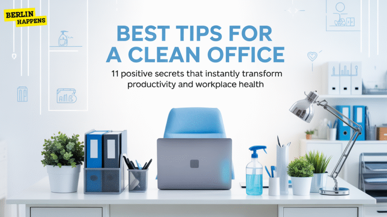 Best Tips for a Clean Office: 11 Positive Secrets That Instantly Transform Productivity and Workplace Health